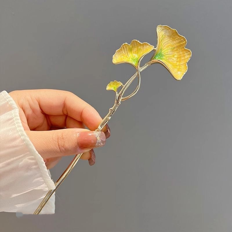 New Chinese-Style Ginkgo Leaf  - Hanbok Hair Pin review and price