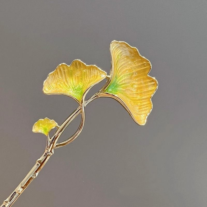 New Chinese-Style Ginkgo Leaf  - Hanbok Hair Pin review and price