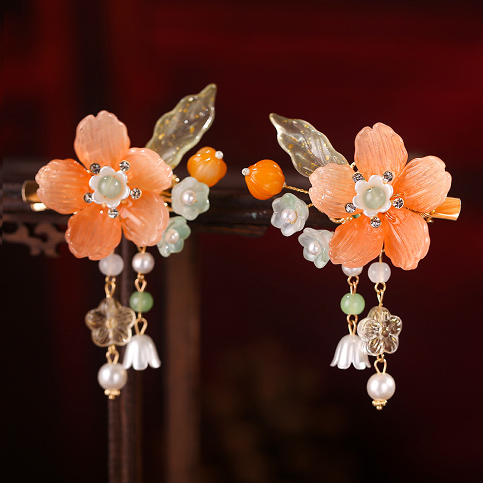 2pcs Retro Flower Hair Clip Ch - Hanbok Hair Pin review and price