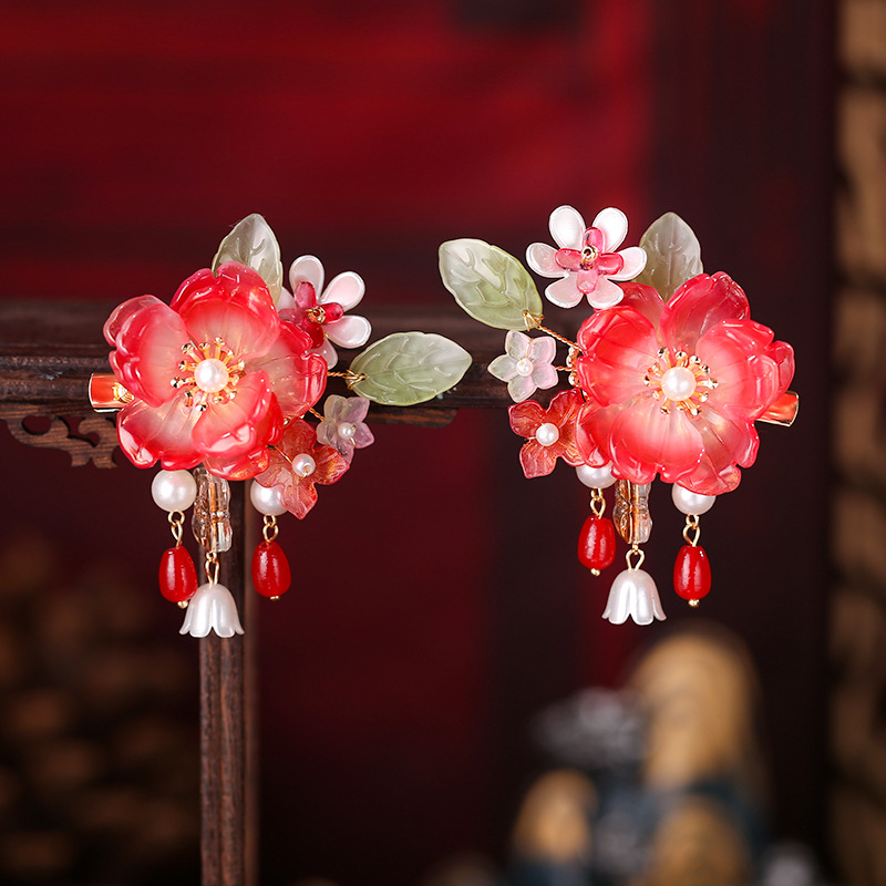 2pcs Retro Flower Hair Clip Ch - Hanbok Hair Pin review and price